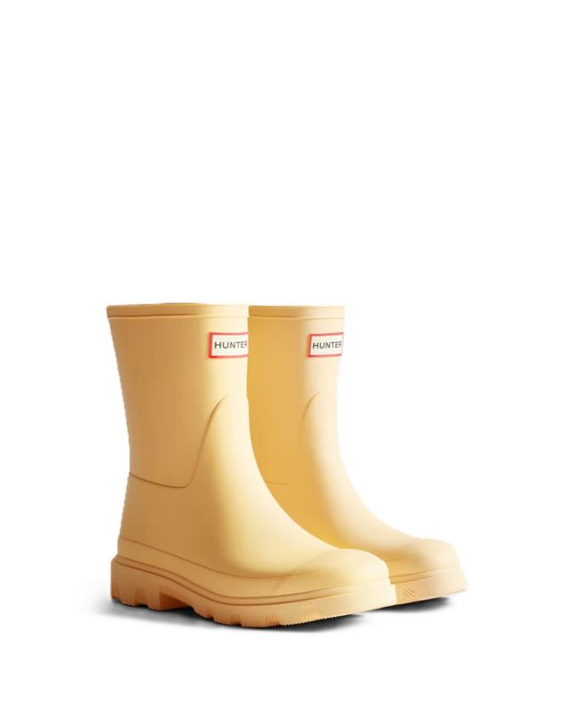Unisex Downpour Short Boot Pale Yellow