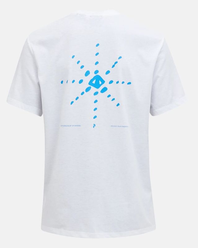M Explore Graphic Tee White