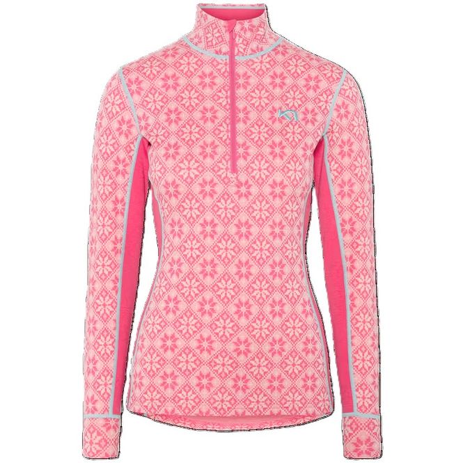 Hovedbilde Rose Half Zip Ulltrøye Sweet Pink