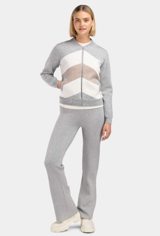 WOOLLAND HEMSEDAL STRIKKET ULLBUKSE DAME GREY MELANGE