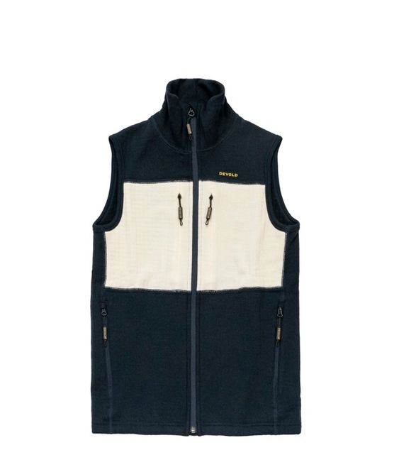 Hovedbilde DEVOLD EGGA GRID MERINO VEST WMN INK / OFFWHITE
