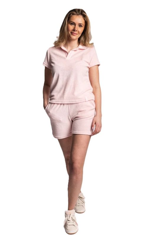 Mina Terry Polo Light Pink
