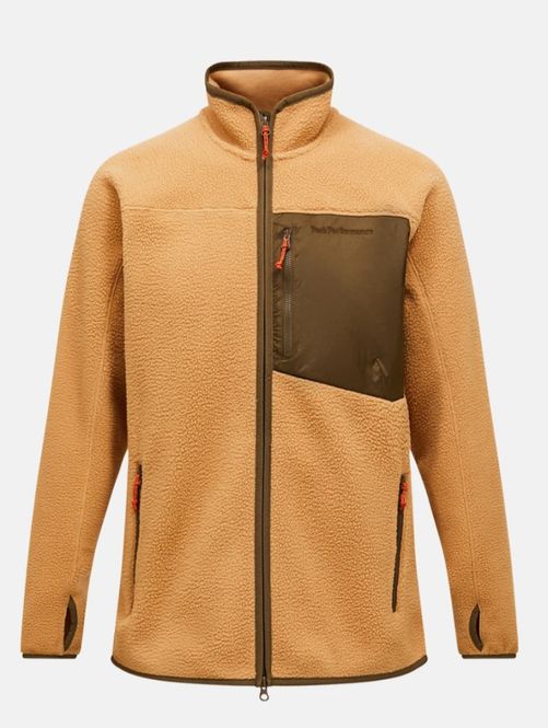 Hovedbilde PEAK PERFORMANCE M PILE ZIP JACKET SIERRA SAND